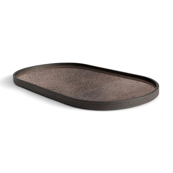 [3520560] Bronze mirror tray - oblong - M