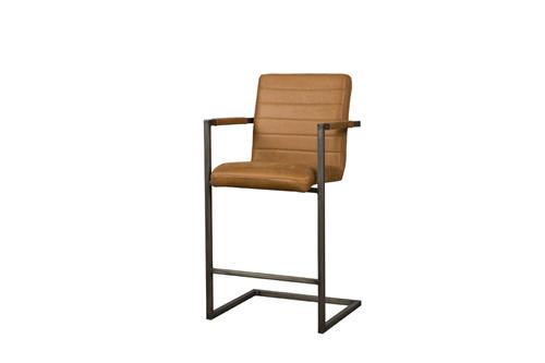 [008NI0143] Rocca barstool - Bull cognac