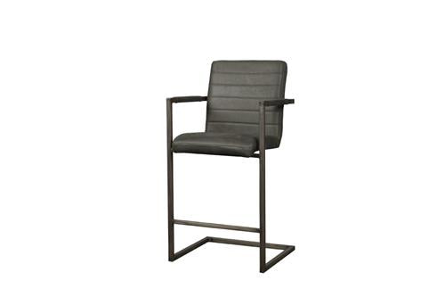 [008NI0140] Rocca barstool - Bull anthracite