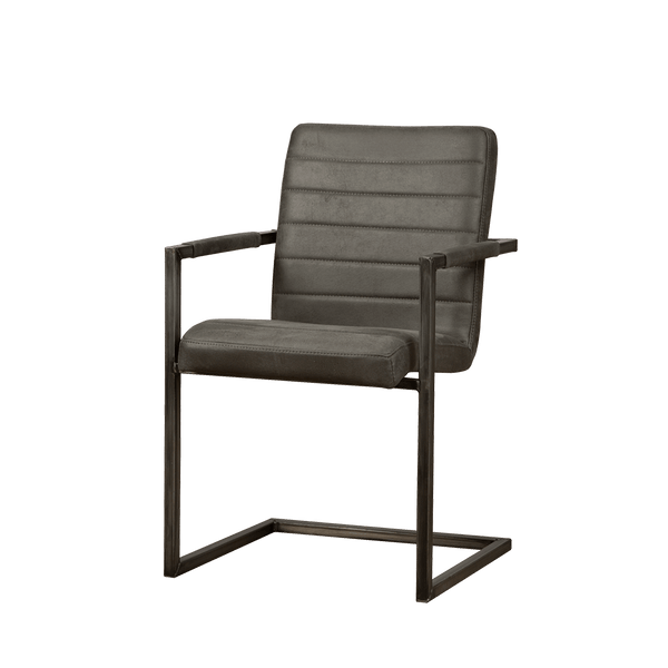 [008NI0120] Rocca armchair - Bull anthracite