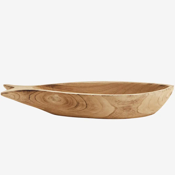[023230058C] Deep wooden fish tray