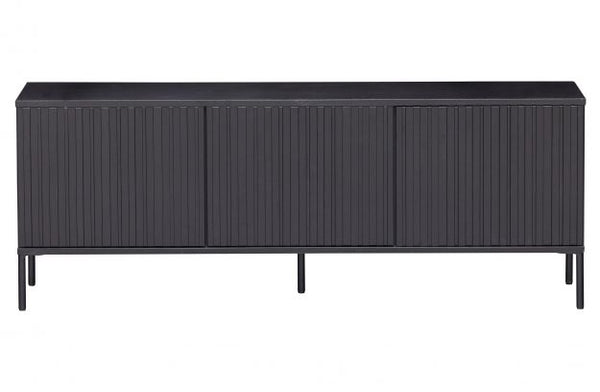 [011373473-Z] New gravure Sjónvarps-skenkur 150cm svartur