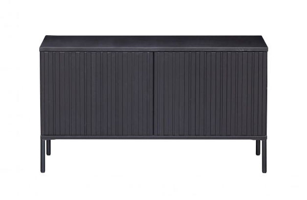 [011373472-Z] New gravure Sjónvarps-skenkur 100cm svartur