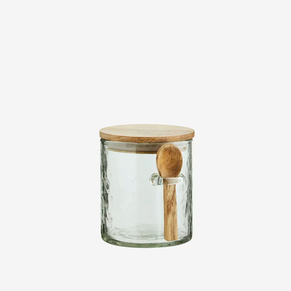 [023EV-17501] Glass jar w/ spoon