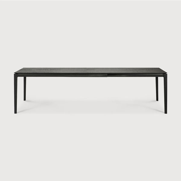 Oak Bok Black borðstofuborð stækkanlegt 180-280cm