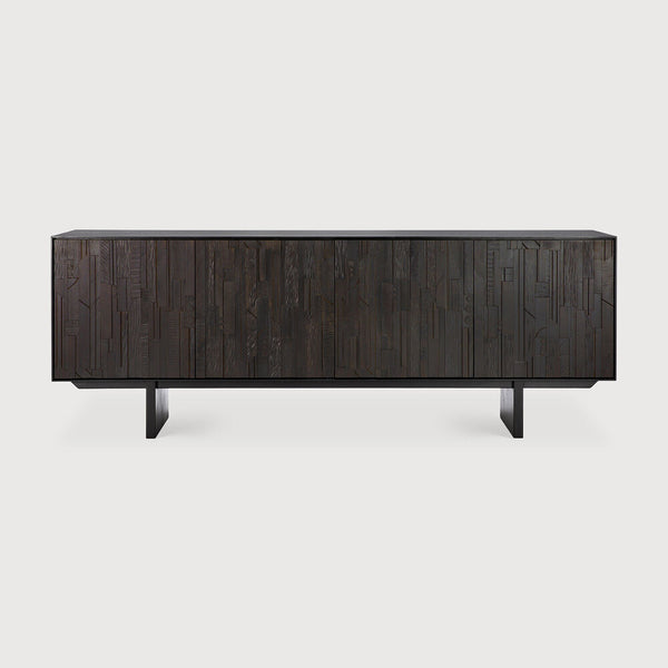 Teak Mosaic sideboard 4doors 227/45/82