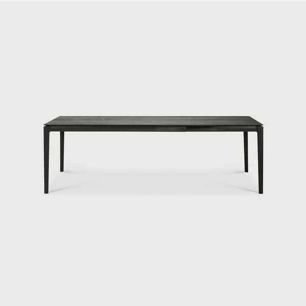 Oak Bok Black borðstofuborð stækkanlegt  160-240cm