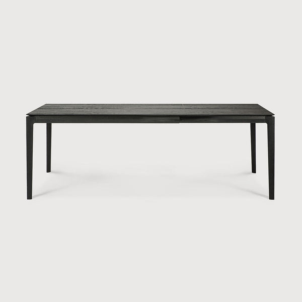 Oak Bok Black borðstofuborð stækkanlegt 140-220cm
