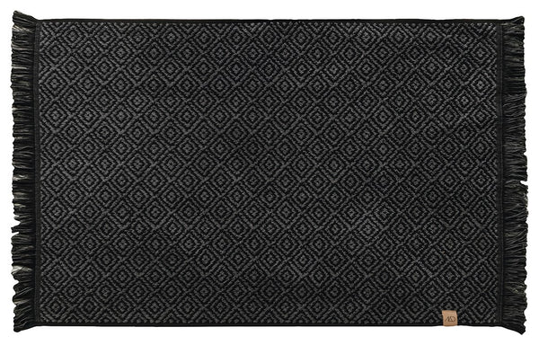 [0190209] MOROCCO bath mat 50 x 80 cm, black/gre