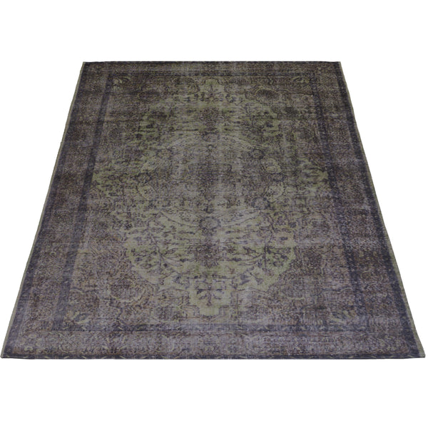 [00418131] Gólfmotta Mila Antraciet/ Green 200 × 290 cm