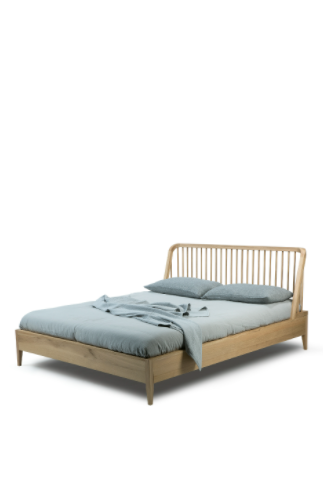 [3551246] Oak Spindle bed - mattress 180-200