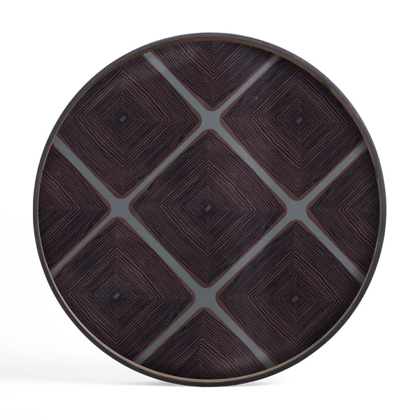 [3520914] Slate Linear Squares glerbakki XL- ATH útlitsgallað eintak