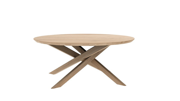[3550542] Oak Mikado Sófaborð  - kringlótt 100/100/42