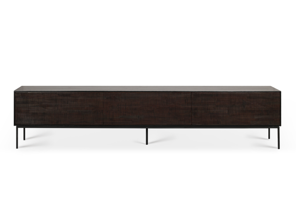 [3512254] Teak Grooves Sjónvarpsskápur - 1 door- 2 dr 242/45/53