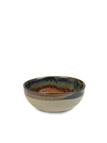 [0305116208] BOWL M SURFACE D11 H4,5 GREY/RUSTY BROWN