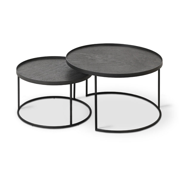 [3520726] Round tray table set-low 62/62/38