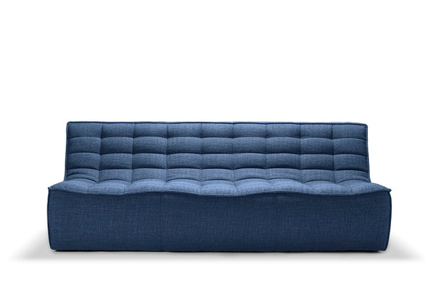[3520075] N701 sofa - 3 sæta  - Blár