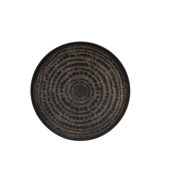 [3520370] Black Beads viðarbakki
