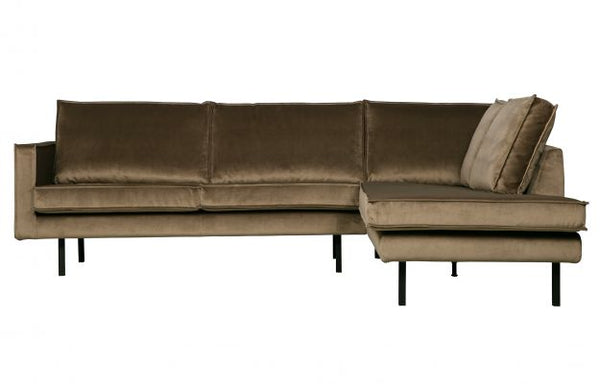 [0111040] RODEO CORNER SOFA RIGHT VELVET TAUPE