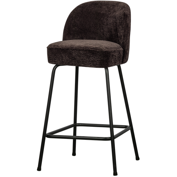 [011800294DB] Vogue barstóll chenille dark brown