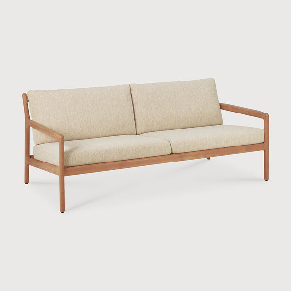 [10241] Teak Jack Útisófi  - natural 180cm