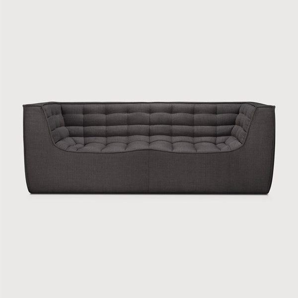 [3520216] N701 2 sæta m örmum dark grey