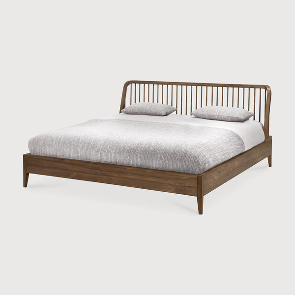 [3514172] Spindle rúm teak 180cm