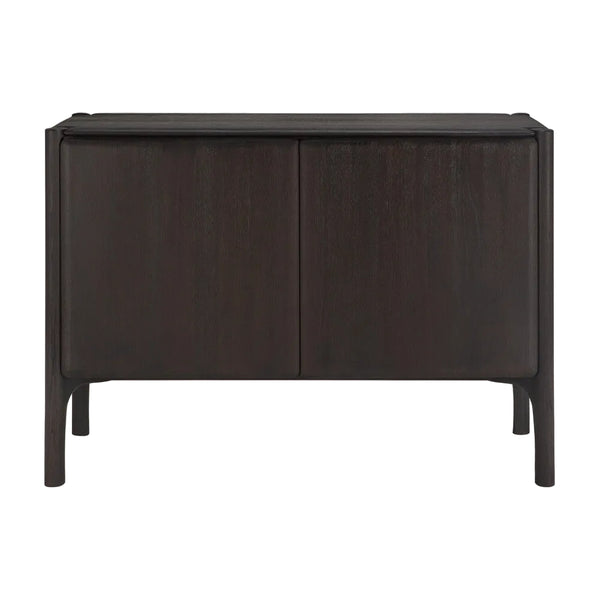 [3511571] Pi skenkur 2 dyra teak dark brown