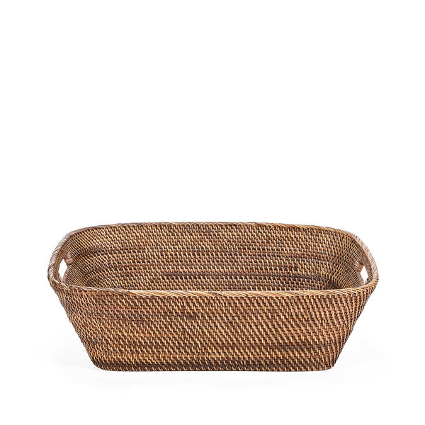 [027BAGE045NBR-L] Hannah þvottakarfa L natural brown
