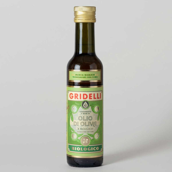 [025GRI1006] Ólífuolía m/basil lífræn 250ml