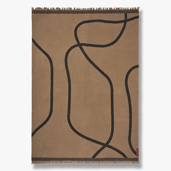 [010SHATHR16] Shadow teppi latte/black