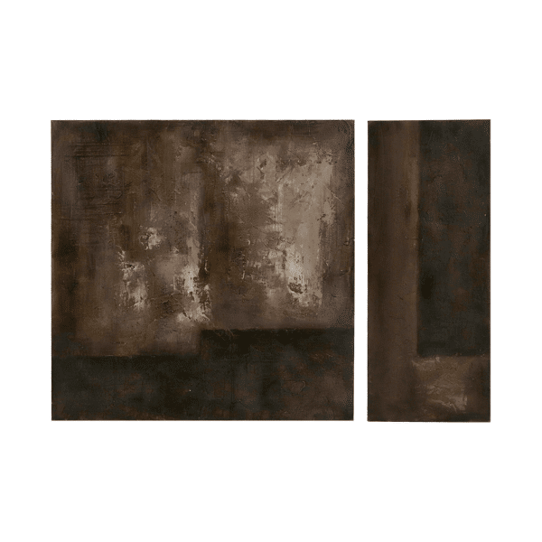 [02241270-BRO-15] Oscuro veggmyndir brown 100x40 / 100x100