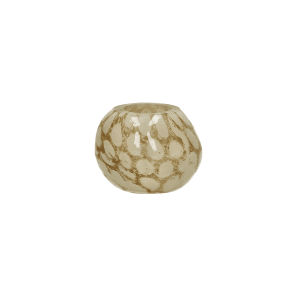 [02541387-BRO-05] Camou kertastjaki brown 7,8cm